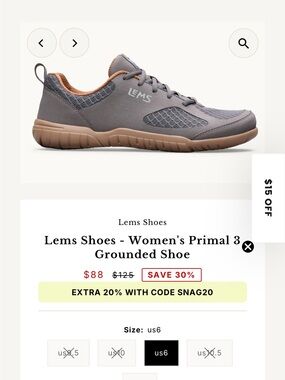 Women's Primal 2 Grounded Shoe — Gray/Tan